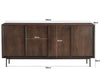 Dressoir Ravenstein | Bruin 180cm