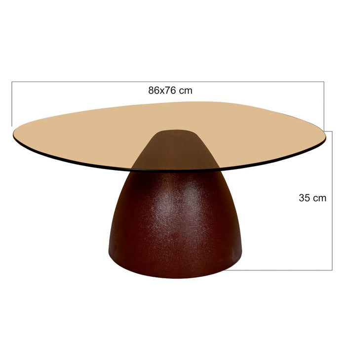 Salontafel Mylon | Burgundy 86cm