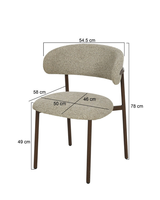 Eetkamerstoel Micah Hush | Beige