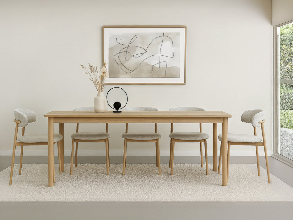 Eetkamerstoel Micah Hush Oak | Beige