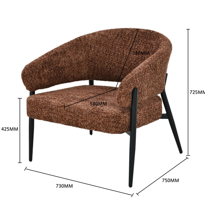 Fauteuil Dilan Venga | Rood