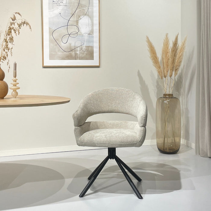 Eetkamerstoel Linn Toffee | Beige