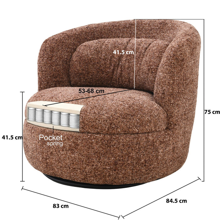Fauteuil Britt | Bordeaux