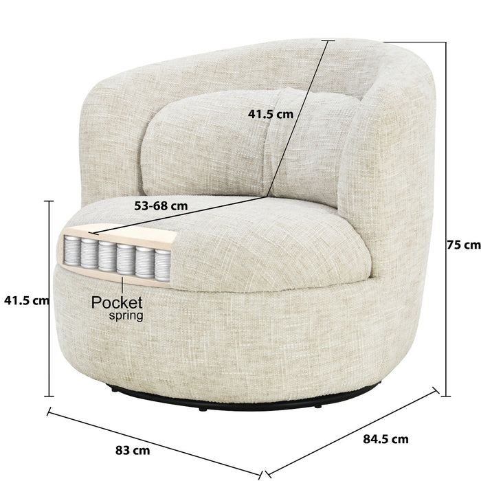 Fauteuil Britt | Beige