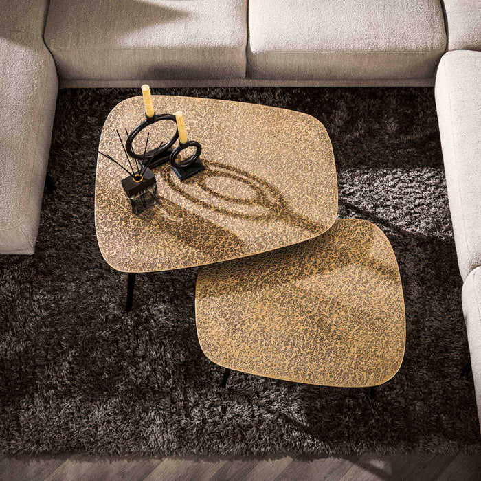 Salontafelset Metallic | Antiek Brons 80/66cm