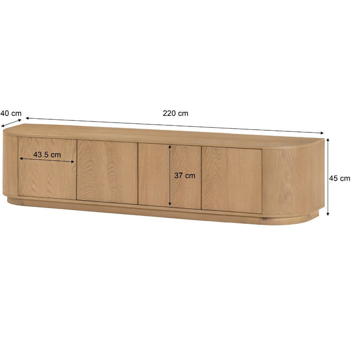 TV-Meubel Novero | Naturel 220cm