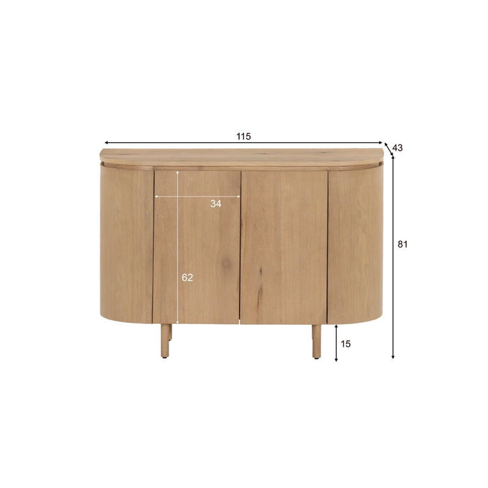 Dressoir Tobago | Naturel 115cm