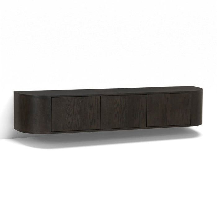 Zwevend TV-Meubel Novero | Espresso 180cm