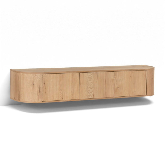 Zwevend TV-Meubel Novero | Naturel 180cm