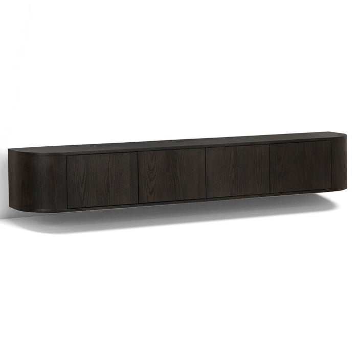 Zwevend TV-Meubel Novero | Espresso 220cm