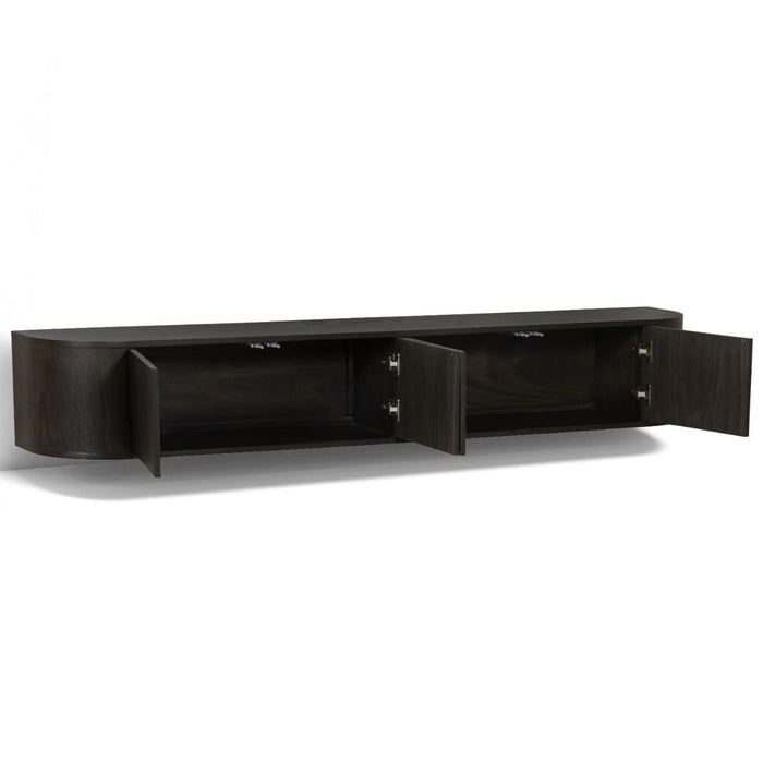Zwevend TV-Meubel Novero | Espresso 220cm