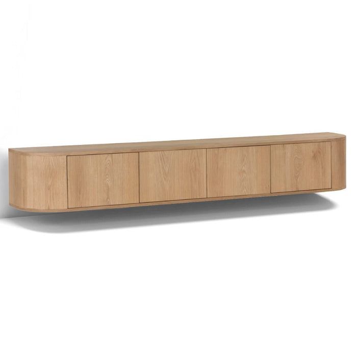 Zwevend TV-Meubel Novero | Naturel 220cm
