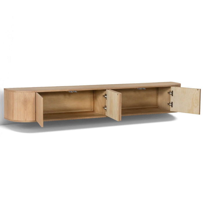 Zwevend TV-Meubel Novero | Naturel 220cm