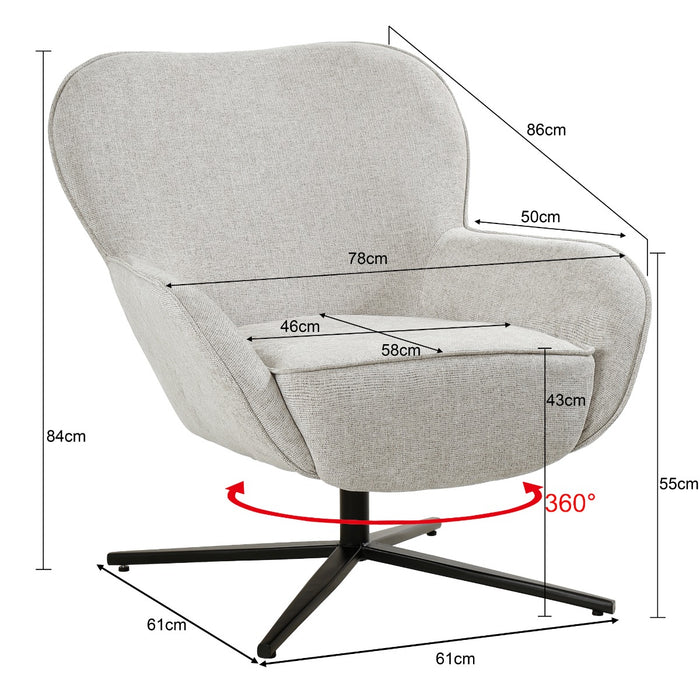 Fauteuil Sven | Beige