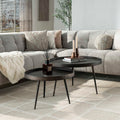 Salontafel Metallic Rond | Grijs