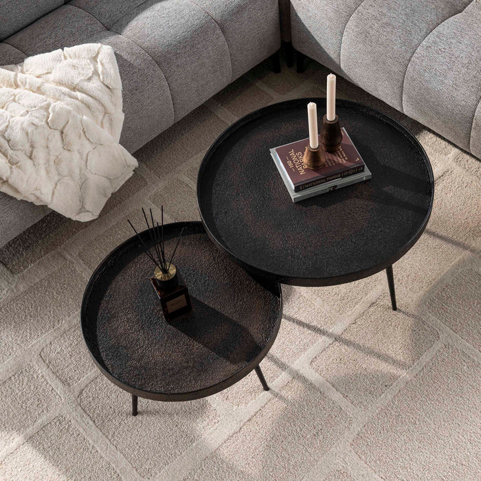 Salontafel Metallic Rond | Grijs