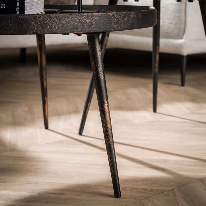 Salontafel Metallic Rond | Grijs