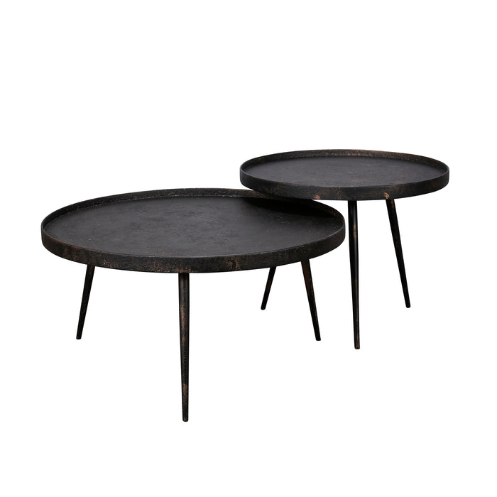 Salontafel Metallic Rond | Grijs