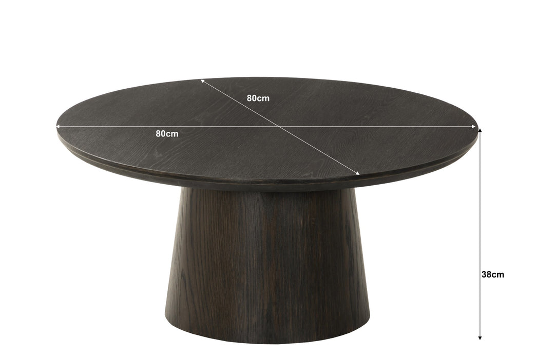Salontafel Novero | Espresso 80cm