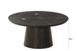 Salontafel Novero | Espresso 80cm