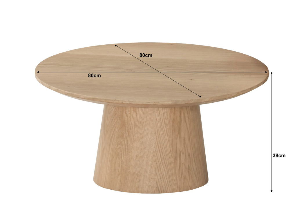 Salontafel Novero | Naturel 80cm