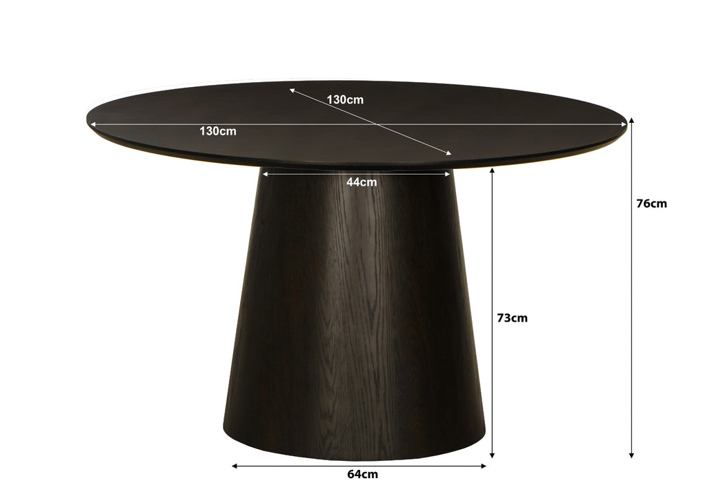 Eettafel Novero Espresso | Bruin 130cm