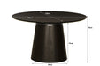 Eettafel Novero Espresso | Bruin 130cm