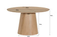 Eettafel Novero Rond | Naturel