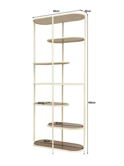 Kabinet Jill | Crème wit 190cm