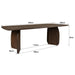 Eettafel Trevor | Bruin 220cm