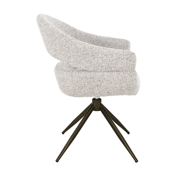 Eetkamerstoel Linn | Beige Bronze