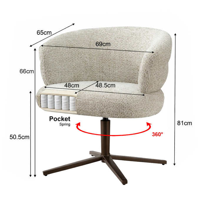 Eetkamerstoel Blake | Beige