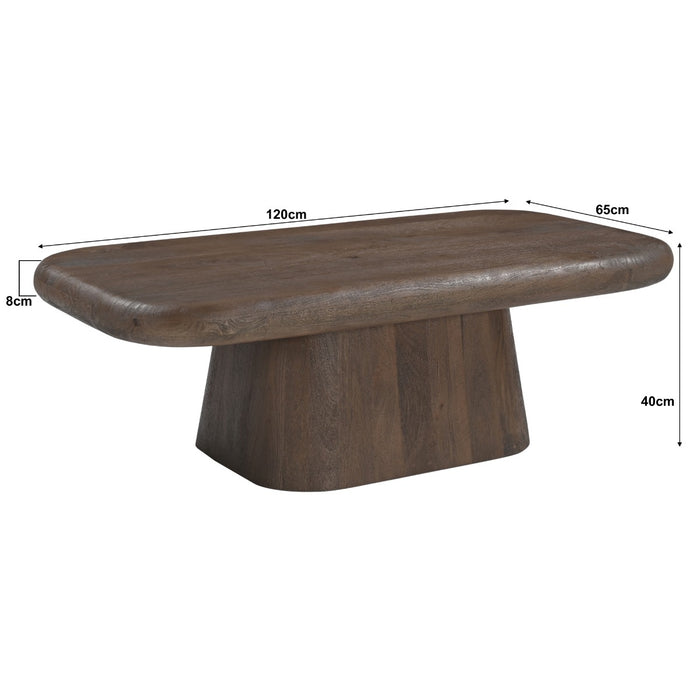Salontafel Maduro Rechthoekig | Bruin 120cm