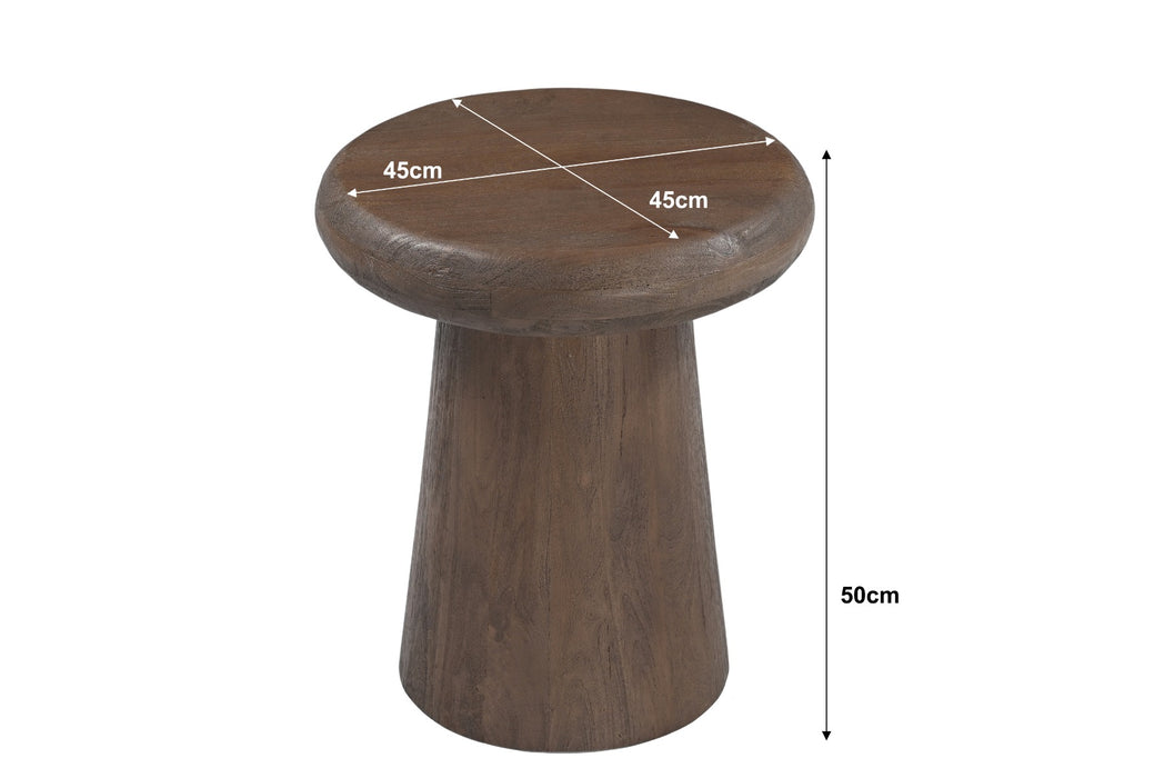 Bijzettafel Maduro Rechthoekig | Bruin 45cm