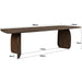 Eettafel Trevor | Bruin 280cm