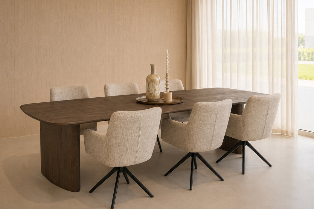 Eettafel Tyler | Bruin 300cm