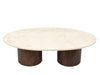 Salontafel Duno Bottecino | Crème Wit 120cm