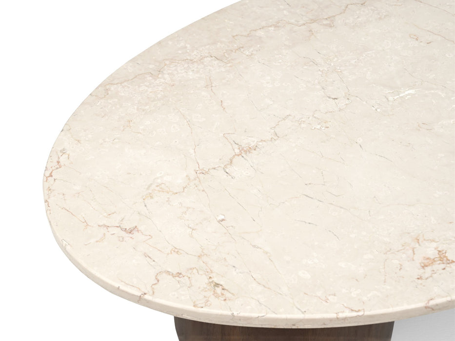 Salontafel Duno Bottecino | Crème Wit 120cm