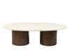 Salontafel Duno Bottecino | Crème Wit 120cm