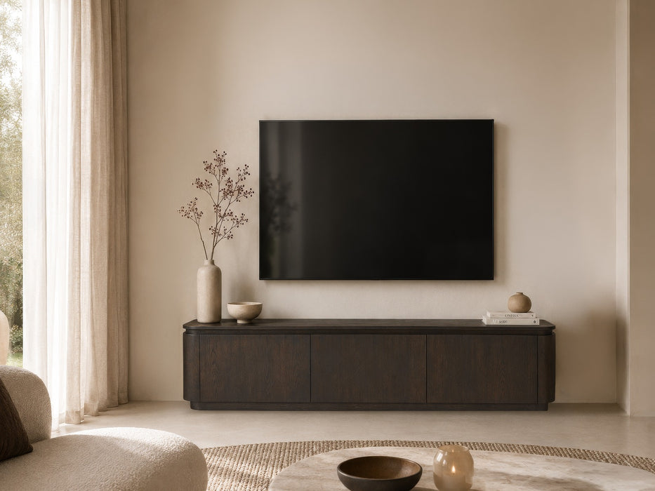 Zwevend TV Meubel Rivano | Basalt Bruin 180cm