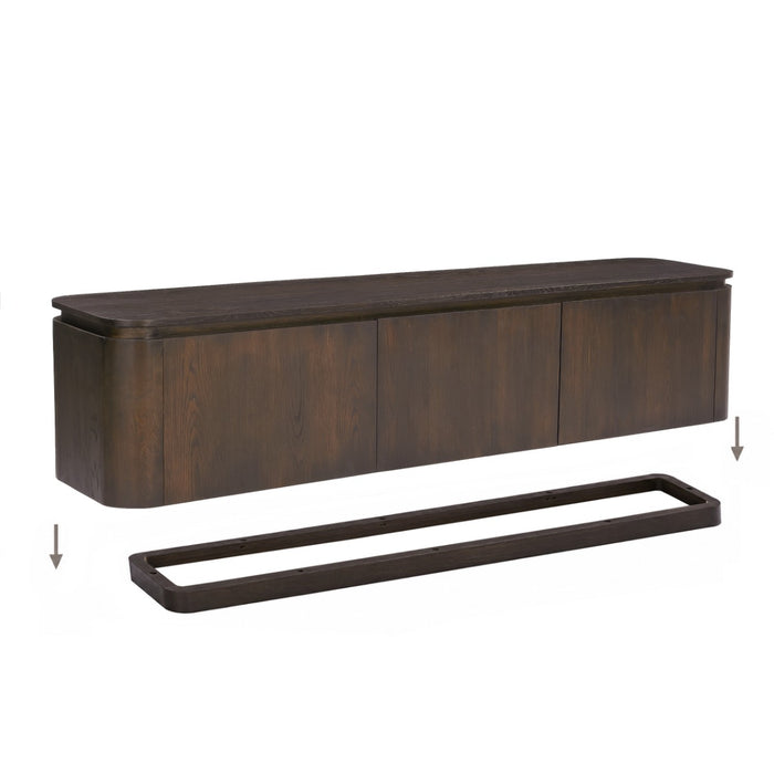 Zwevend TV Meubel Rivano | Basalt Bruin 180cm