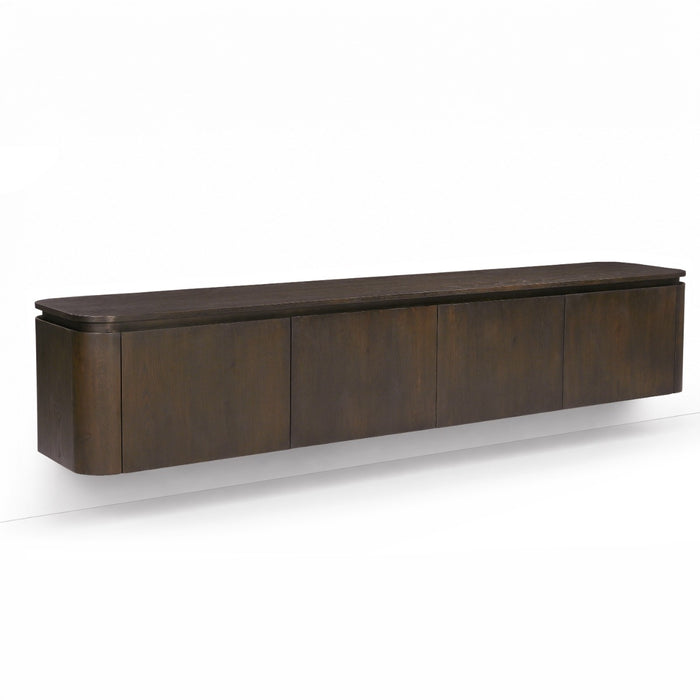 Zwevend TV Meubel Rivano | Basalt Bruin 220cm
