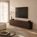 Zwevend TV Meubel Rivano | Basalt Bruin 220cm