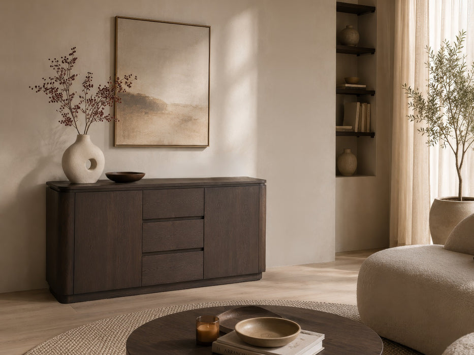 Dressoir Rivano | Bruin 180cm