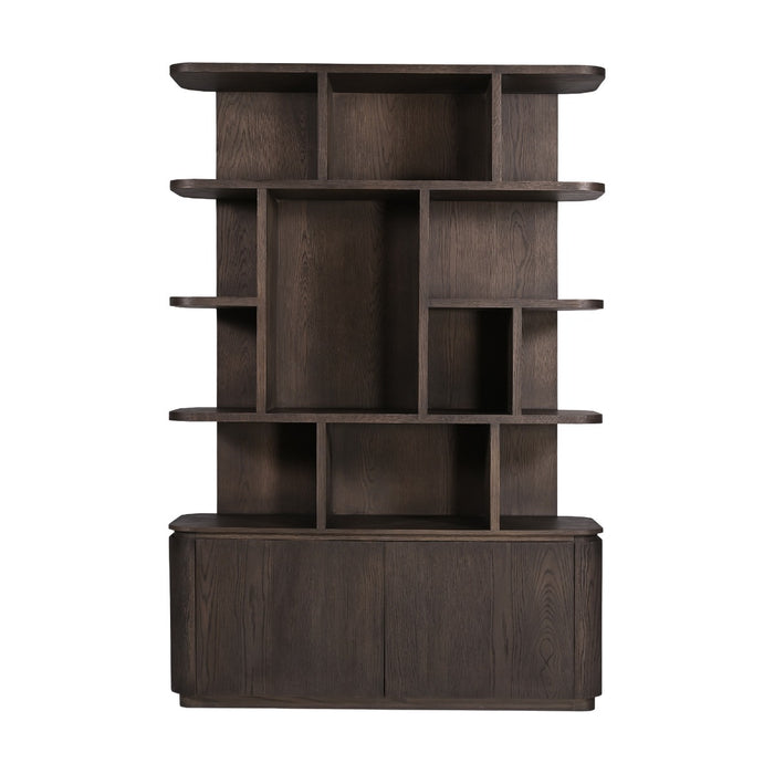 Boekenkast Rivano Basalt | Bruin 145cm