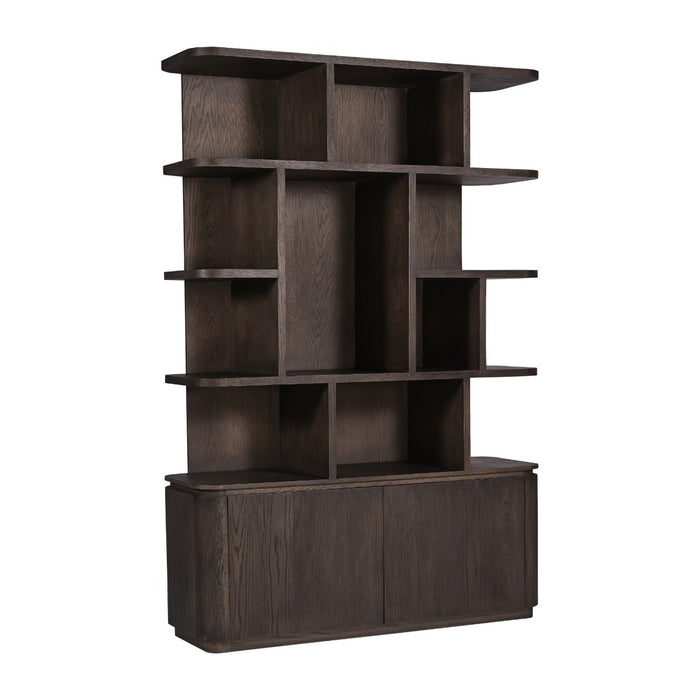 Boekenkast Rivano Basalt | Bruin 145cm