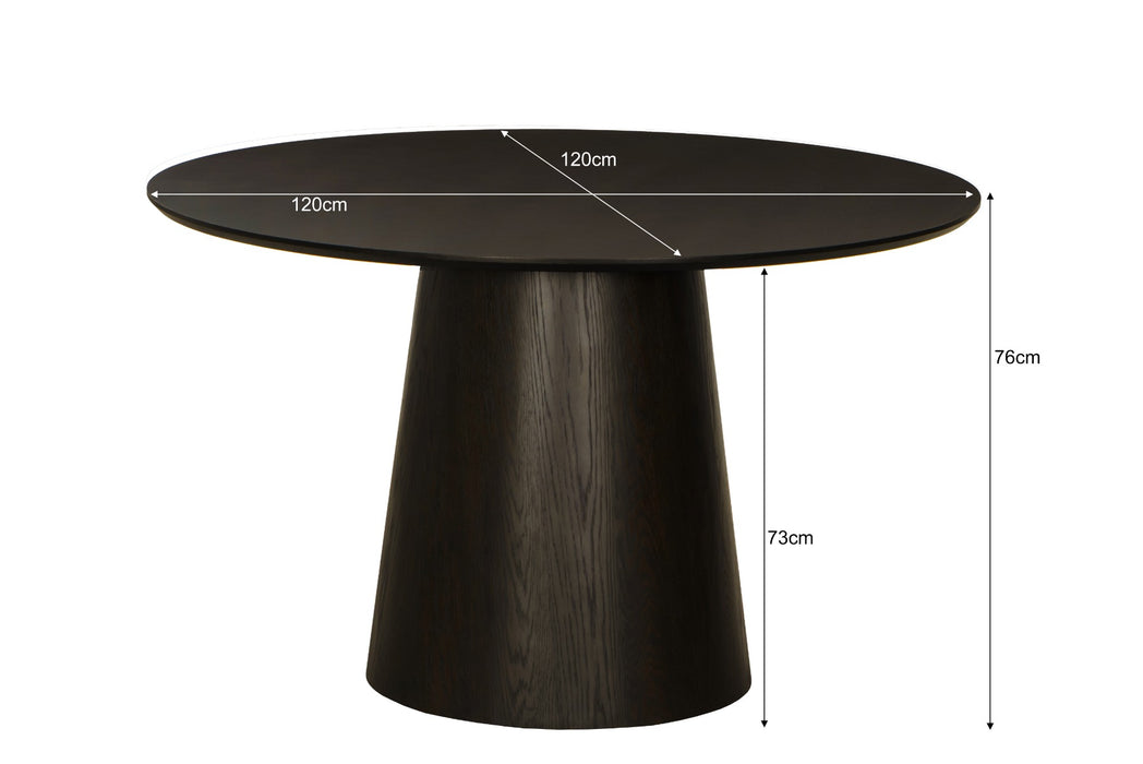 Eettafel Novero Rond | Espresso