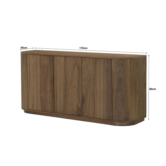 Dressoir Novero | Walnoot 170cm