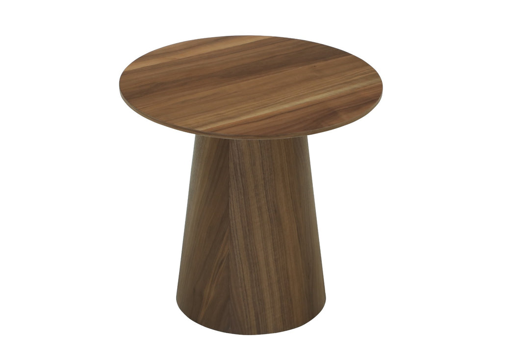 Salontafel Novero Rond | Walnoot 50cm