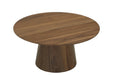 Salontafel Novero Rond | Walnoot 80cm
